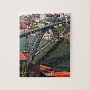 Porto-Brücke über den Douro-Fluss, Portugal Puzzle