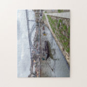 Porto-Brücke und Boot-Puzzle Puzzle (Vertikal)