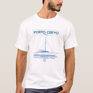Porto Cervo Sardinien Yacht T-Shirt - Luxus-Tee