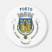 Porto City Coat of Arms Magnet (Vorne)