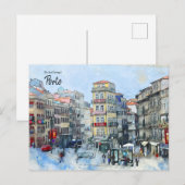 Porto - das wahre Portugal Postkarte (Vorne/Hinten)