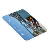 Porto. Douro River und Dom Luis I Bridge. Magnet (Rechte Seite)