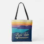 Porto Ferro - Vintager Strand Tasche (Rückseite)
