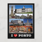 Porto - I Liebe - Portugal - Postkarte (Vorderseite)