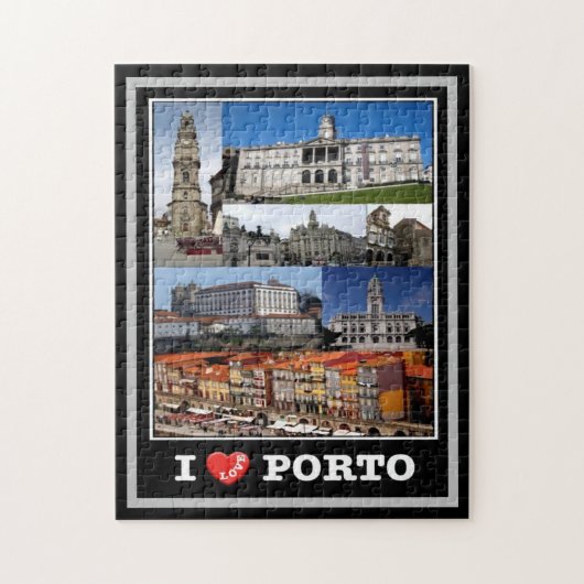 Porto - I Liebe - Portugal - Puzzle (Vertikal)