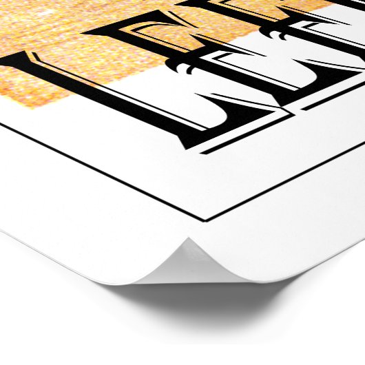 Porto Katsiki Beach Lefkada - Griechenland Poster (Ecke)