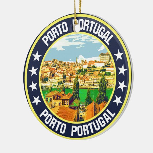 Porto Keramik Ornament (Links)