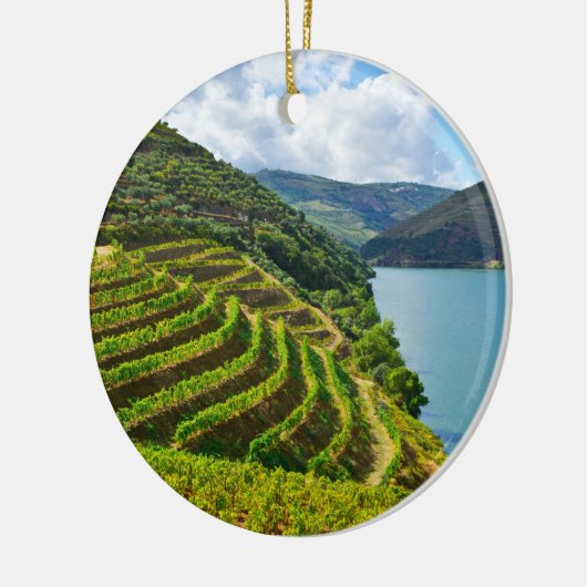 Porto Landschaftliche Weihnachtsfeier Keramikornament (Links)