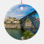Porto Landschaftliche Weihnachtsfeier Keramikornament (Hinten)
