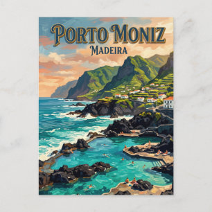 Porto Moniz Portugal Postkarte