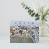 Porto Panoramablick Postkarte (Stehend Vorderseite)