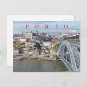 Porto Panoramablick Postkarte (Vorne/Hinten)