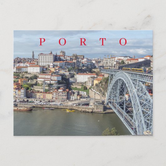 Porto Panoramablick Postkarte (Vorderseite)