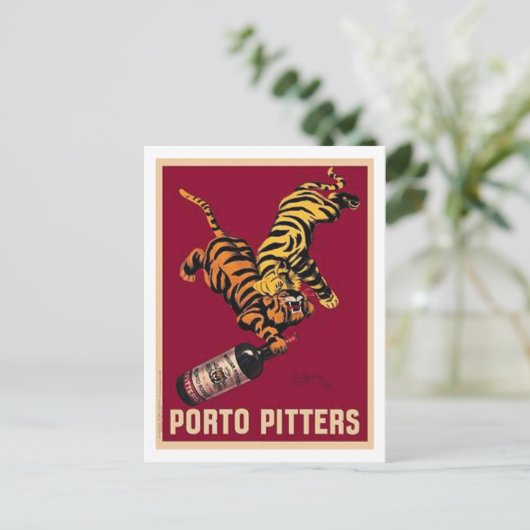 Porto Pitters Postkarte (Stehend Vorderseite)