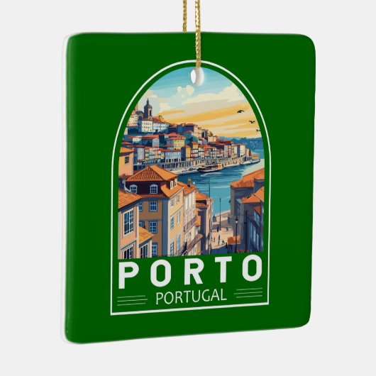 Porto Portugal Douro Valley Reisen Keramikornament (Rechts)