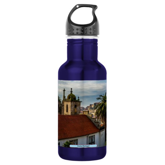 Porto, Portugal Edelstahlflasche (Vorderseite)