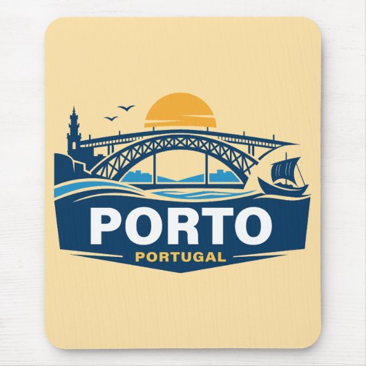 Porto Portugal Europe Mousepad (Vorne)