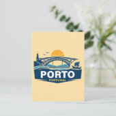 Porto Portugal Europe Postkarte (Stehend Vorderseite)