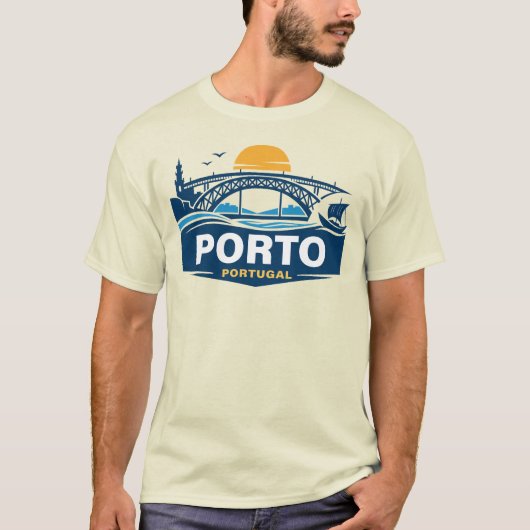Porto Portugal Europe T-Shirt (Vorderseite)