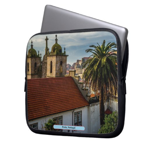 Porto, Portugal Laptopschutzhülle (Vorderseite Links)