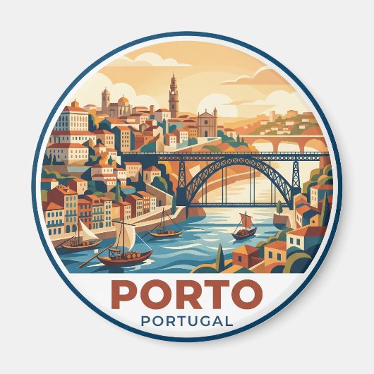 Porto Portugal Magnet (Vorne)