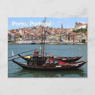 Porto Portugal: Offley boat Postkarte