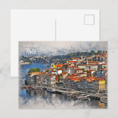 Porto, Portugal Postkarte (Vorne/Hinten)