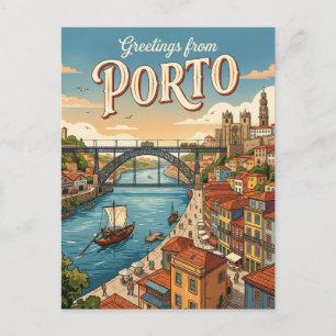 Porto Portugal Postkarte