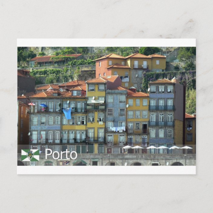 Porto, Portugal Postkarte Zazzle.de