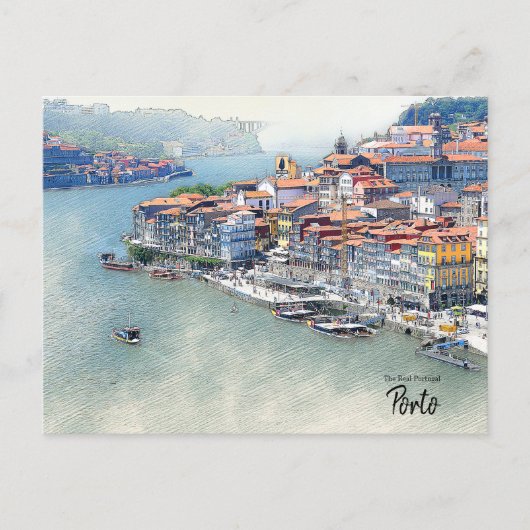 Porto, Portugal Postkarte (Vorderseite)