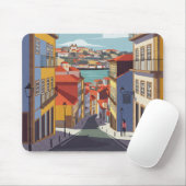 Porto Portugal Reisen Abstrakt Mousepad (Mit Mouse)