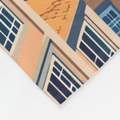 Porto Portugal Reisen Kunst Vintag Fleecedecke (Ecke)