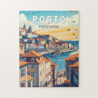Porto Portugal Reisen Kunst Vintag