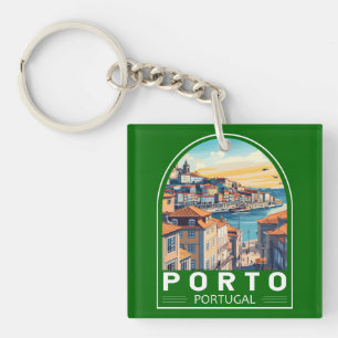 Porto Portugal Reisen Schlüsselanhänger