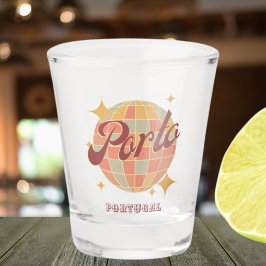 Porto Portugal Retro Vintage Bar Schnapsglas