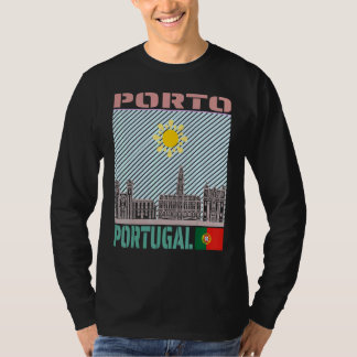 Porto Portugal Skyline Country City Skyline Landm T-Shirt