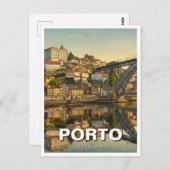 Porto Portugal Travel Postkarte (Vorne/Hinten)