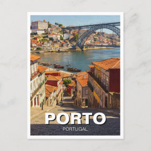 Porto Portugal Travel Postkarte