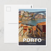 Porto Portugal Travel Postkarte (Vorne/Hinten)