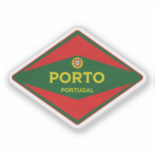 Porto Portugal Vintag Aufkleber