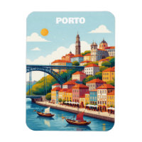 Porto Portugal Vintage Reise Kunst