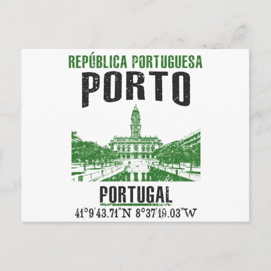 Porto Postkarte (Vorderseite)