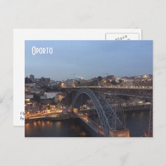 Porto Postkarte (Vorne/Hinten)