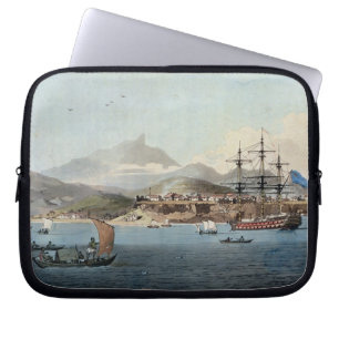 Porto Praya in der Insel von St. Jago, überziehen Laptopschutzhülle