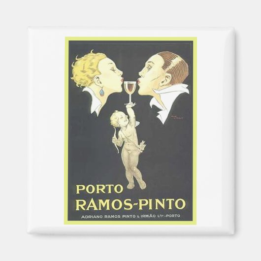Porto Ramos Pinto Vintage Ad Magnet (Vorne)