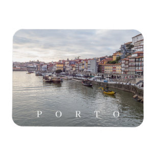 Porto Ribeira District View Kühlschrankmagnet Magnet