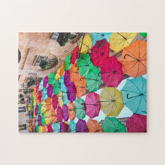 Porto Rico Umbrellas Muster Jigsaw Puzzle Komplex (Horizontal)