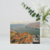 Porto Rooftops - Das wahre Portugal Postkarte (Stehend Vorderseite)