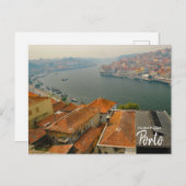 Porto Rooftops - Das wahre Portugal Postkarte (Vorne/Hinten)