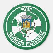 Porto-RundEmblem Magnet (Vorne)